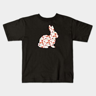 Watercolor Poppy Show Rabbit - NOT FOR RESALE WITHOUT PERMISSION Kids T-Shirt